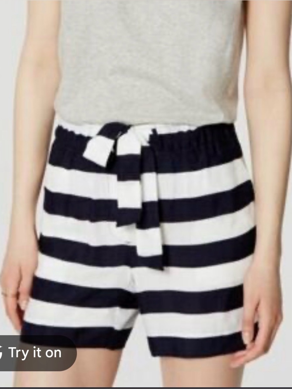 NWT LOFT The Front Tie-Waist Shorts